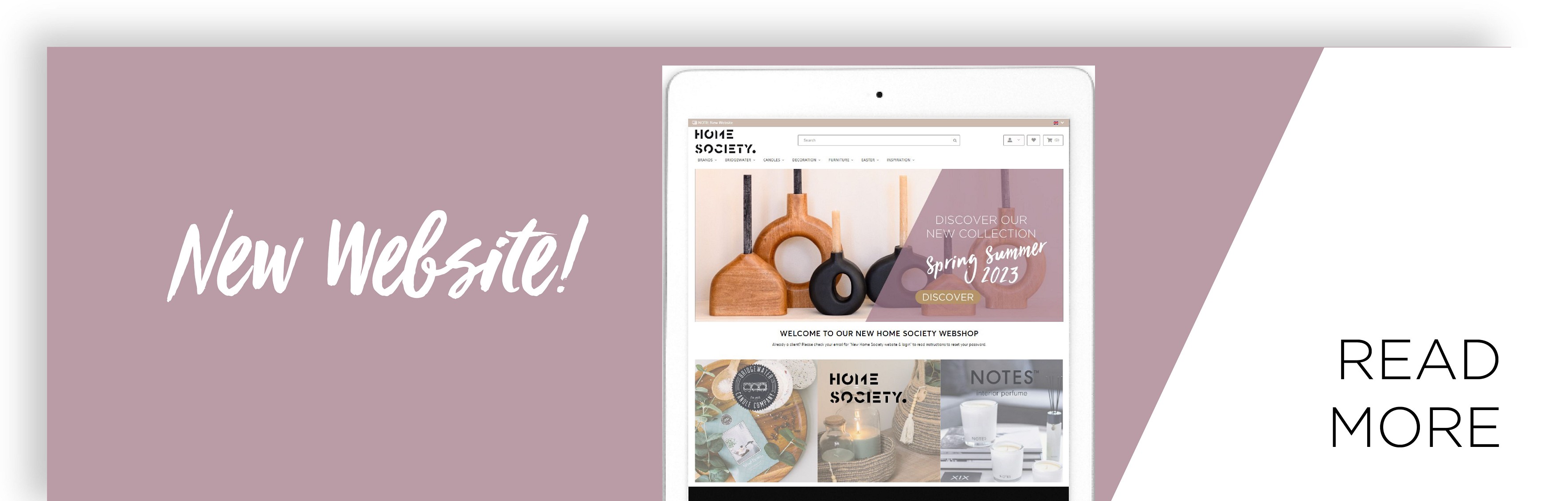 Ontdek de nieuwe website van Home Society